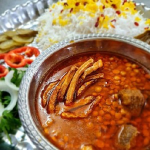 چلو خورشت قیمه