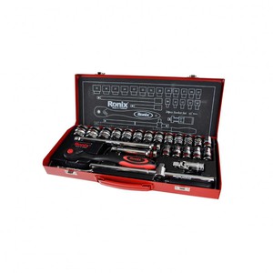 مجموعه 24 عددی آچار بکس رونیکس مدل RH-2624