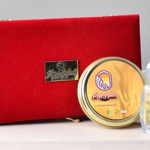 زعفران هدیه مخمل با هل