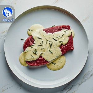 استیک گوشت سیر و کره