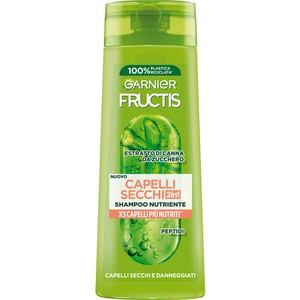 شامپو گارنیر Fructis حاوی عصاره نیشکر و AHA مناسب موهای خشک و آسیب دیده 250 میل