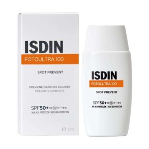 ضد آفتاب ضد لک ایزدین مدل SPOT PREVENT حاوی SPF50 حجم 50 میل