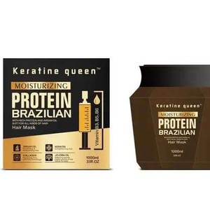 ماسک مو پروتئین کراتین کویین برزیلی 1000 میلی لیتر