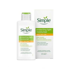 کرم مرطوب کننده سیمپل مدل لایت SPF15 حجم 125 میل