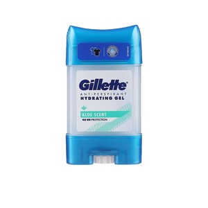 مام ژله ای ژیلت Gillette مدل آلوئه ورا  gel aloe scent 48H حجم 70 میل