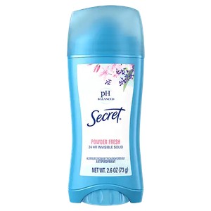 مام صابونی ضد تعریق سکرت Secrat مدل Powder fresh رایحه گل وزن 73 گرم