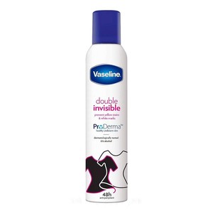 اسپری ضد تعریق وازلین Vaseline مدل  Double Invisible حجم 250 میل
