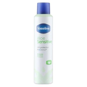 اسپری ضد تعریق 48 ساعته زنانه وازلین Vaseline مدل Aloe Sensitive حجم 250 میل