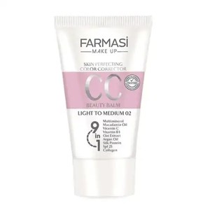 سی سی کرم فارماسی Farmasi شماره 02 رنگ Light to Medium حجم 50 میل