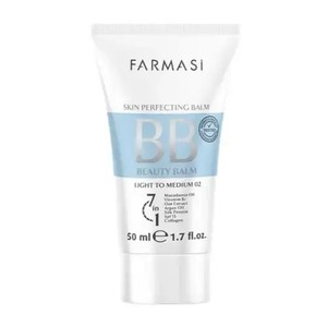 بی بی کرم فارماسی Farmasi شماره 02 رنگ Light to Medium حجم 50 میل