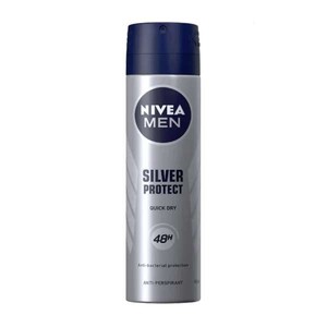 اسپری دئودورانت مردانه نیوا مدل سیلور پروتکت SILVER PROTECT حجم 150 میل