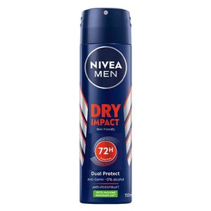 اسپری ضد تعریق مردانه نیوا مدل درای ایمپکت DRY IMPACT حجم 150 میل