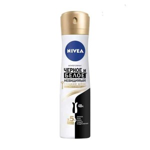 اسپری زنانه نیوا مدل بلک اند وایت اسموت SILKY SMOOTH حجم 150 میل