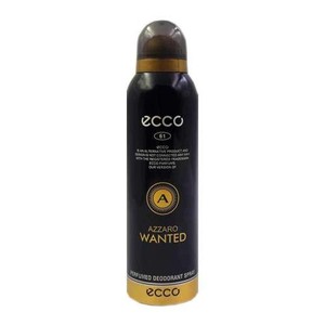 اسپری بدن و لباس اکو مدل AZZARO WANTED مشابه آزرو وانتد | ECCO حجم 200 میل