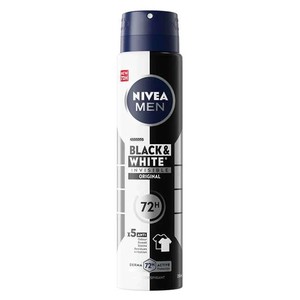 اسپری ضد تعریق مردانه نیوا مدل بلک اند وایت اینوزیبل اورجینال BLACK and WHITE INVISABLE حجم 200 میلی لیتر