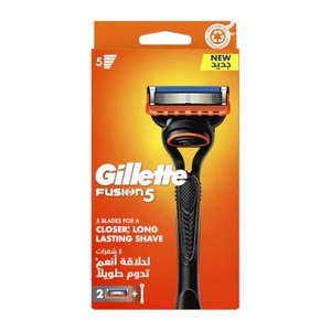 تیغ اصلاح ژیلت مدل فیوژن ساده Fusion 5 با 2 یدک