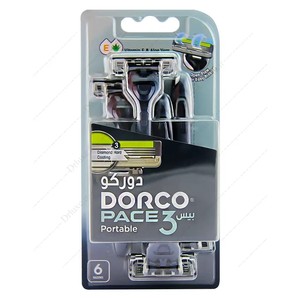خودتراش دورکو مدل 3لبه PACE 3 بسته 6 عددی