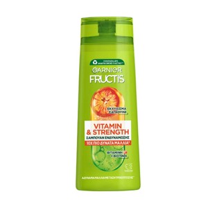 شامپو گارنیه فروکتیس مدل Vitamin & Strength موی ظعیف و نازک حجم 400 میل