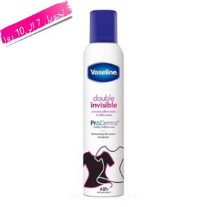 اسپری ضد تعریق وازلین Vaseline مدل  Double Invisible حجم 250 میل