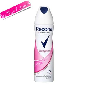اسپری ضد تعریق زنانه رکسونا Rexona مدل بیوریتم  Biorythm حجم 200 میل ایتالیا