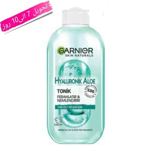 تونر آبرسان و شاداب کننده گارنیر حاوی آلوئه ورا و هیالورونیک اسید حجم 200 میل