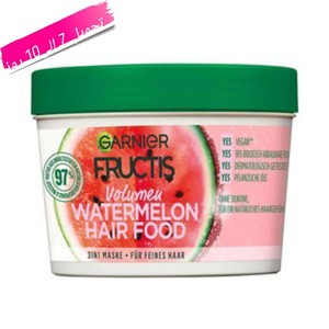 ماسک مو تقویت کننده گارنیر Garnier عصاره هندوانه حجم 400 میل