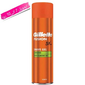 ژل اصلاح مردانه سری فیوژن 5 ultra sensitive ژیلت 200 میلی لیتر