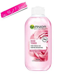 تونر تسکین دهنده گارنیر حاوی عصاره رز حجم 200 میل