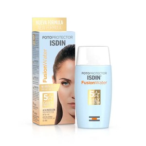 ضد آفتاب بی رنگ ایزدین فرمولاسیون قدیم fusion water spf 50 حجم 50 میل