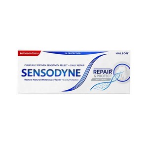 خمیر دندان سنسوداین مدل REPAIR AND PROTECT WHITENING حجم 100 گرم