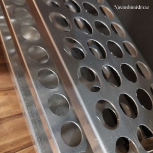 راک استیل لوله آزمایش چندطبقه (۴۰ خانه)