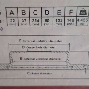 دیسک چرخ جلو برلیانسh300