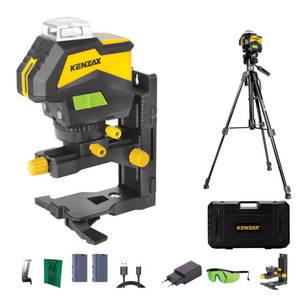 تراز لیزری پنج خط شارژی با سه پایه کنزاکس مدل 1146P