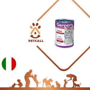 کنسرو مونژه گمون گربه طعم گاو (Gemon Adult Cat Pate with Beef)