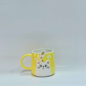 ماگ گربه برجسته رنگی