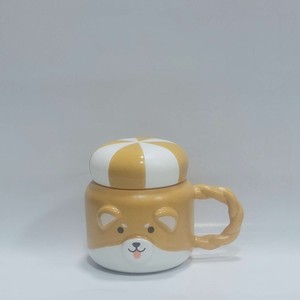 ماگ یرامیکی درب دار طرح حیوانات