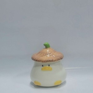 ماگ درب دار سرامیکی اردک