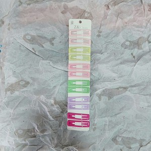 پک اقتصادی گیره تق تقی باکیفیت خوب رنگ پاستیلی