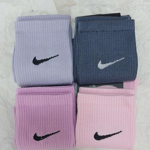 جوراب ساق بلند پنبه نایک رنگی