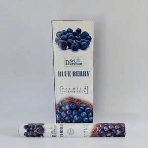 عود رایحه بلوبری .برند.sri Darshan .BLUE BERRY