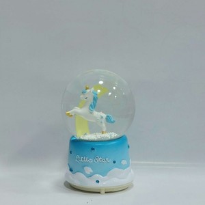 گوی موزیکال متوسط  طرح اسب و ماه