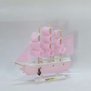 کشتی چوبی رنگی 20سانتی متر