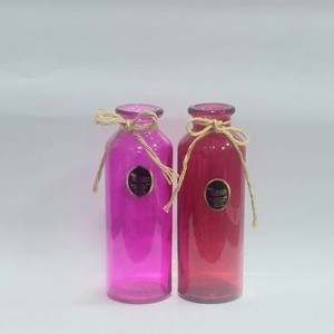 گلدان شیشه ای استوانه ای