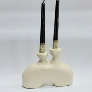 جاشمعدان دوقلو سفال دست ساز