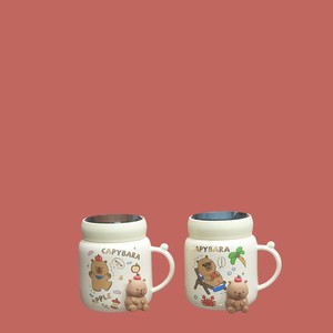 ماگ درب آینه ای طرح تدی عروسک سیلیکونی باکیفیت