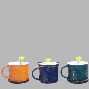 ماگ سرامیکی درب و زیر دار باکیفیت پاندا برجسته