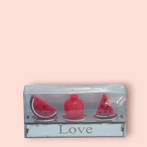 شمع یلدایی 1 پک 3عددی (هندوانه .انار) کیفیت معمولی (ارسال فوری به کل کشور) (نقره ای)