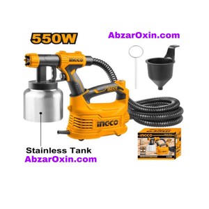 پیستوله رنگ پاش برقی خرطومی 550 وات اینکو مدل SPG5008-2