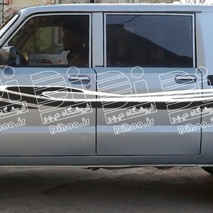 خط برچسبی وانت مزدا طرح هشت پا