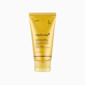 ماسک شب با کوجیک اسید و زردچوبه مدی کیوب Medicube KOJIC ACID TURMERIC NIGHT WRAPPING MASK (کره جنوبی)